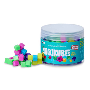 Stickikubes Neon Brights Tub 125pc
