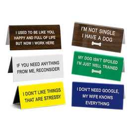 Say What Desk Sign Small - 0