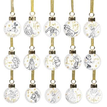 Disney Collectible Ceramic Mini Bauble (Set of 15)