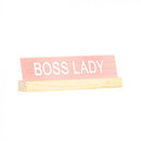 Say What Desk Sign with Base-4