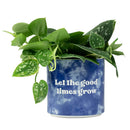 Tie Dye Planter (Medium)-4