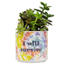 Tie Dye Planter (Small)-5