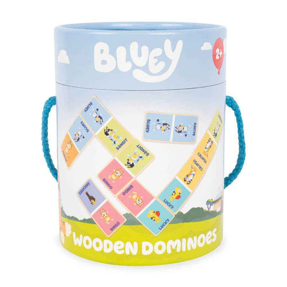 Bluey Wooden Dominoes