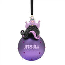 Disney Christmas Ursula on Glass Bauble-1