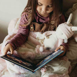 Sleepy Blossom Bunny Plush - 0