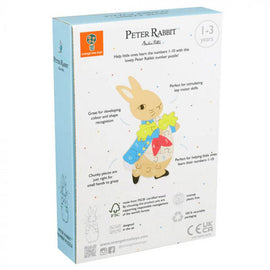Wooden Number Puzzle Peter Rabbit - 0
