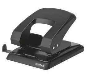 Perforatrice Centra HP40 noire, jusqu'à 40 feuilles, métal 1101-107
