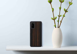 Coque MAN&WOOD pour Galaxy S20 noir ébène