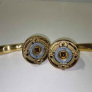 Retour client Ecost HOPPE 3066806 Poignée Roissy sur rosace ronde, laiton poli, bouton WC,