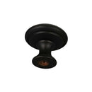 Bouton de meuble CONVEXE, Finition zamak noir