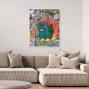 Bulbizarre reproduction officielle sur toile de l'œuvre de Vincent STREIFF