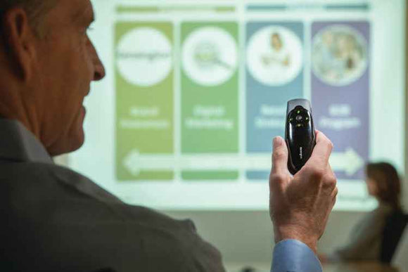 Kensington Expert presentation console with green laser