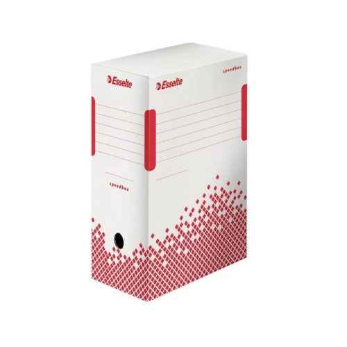Boîte d'archivage Esselte Speedbox, 100x250x350 mm, blanche