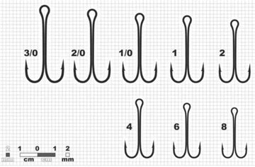 Dvišakiai Kabliukai Kujira 520 Bn Nr.4, 10 vnt.
