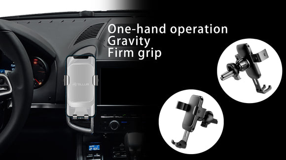 Tellur Gravity CMH20 Car Phone Holder Black