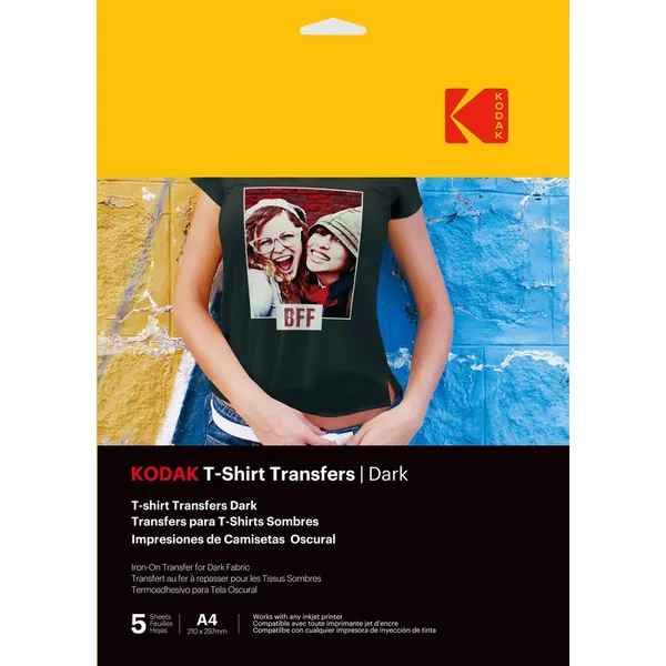 Lot de 5 transferts pour t-shirts kodak foncés 3510553