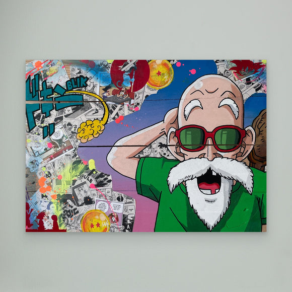 Tortue Géniale reproduction officielle sur toile de l'œuvre de Vincent STREIFF