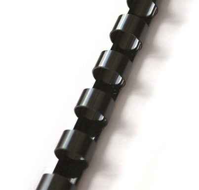 Binding spiral 12 mm (100vnt), black