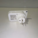 Prise connectée smartlife  wi-fi  ip44  compteur d'énergie  3680 w  contact de protection