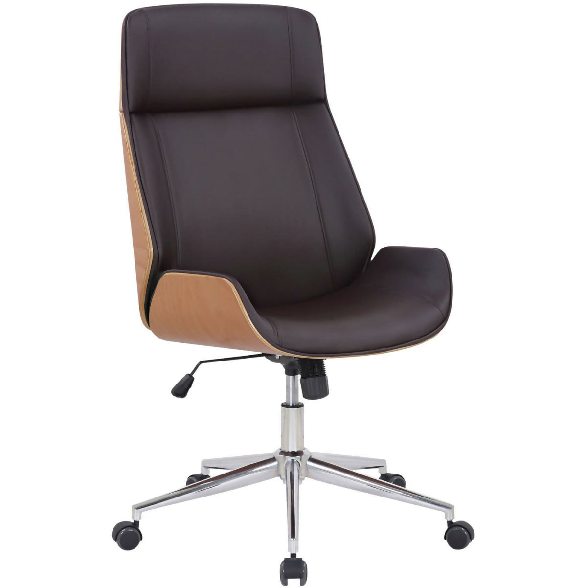 Varel office armchair - Natural wood - brown