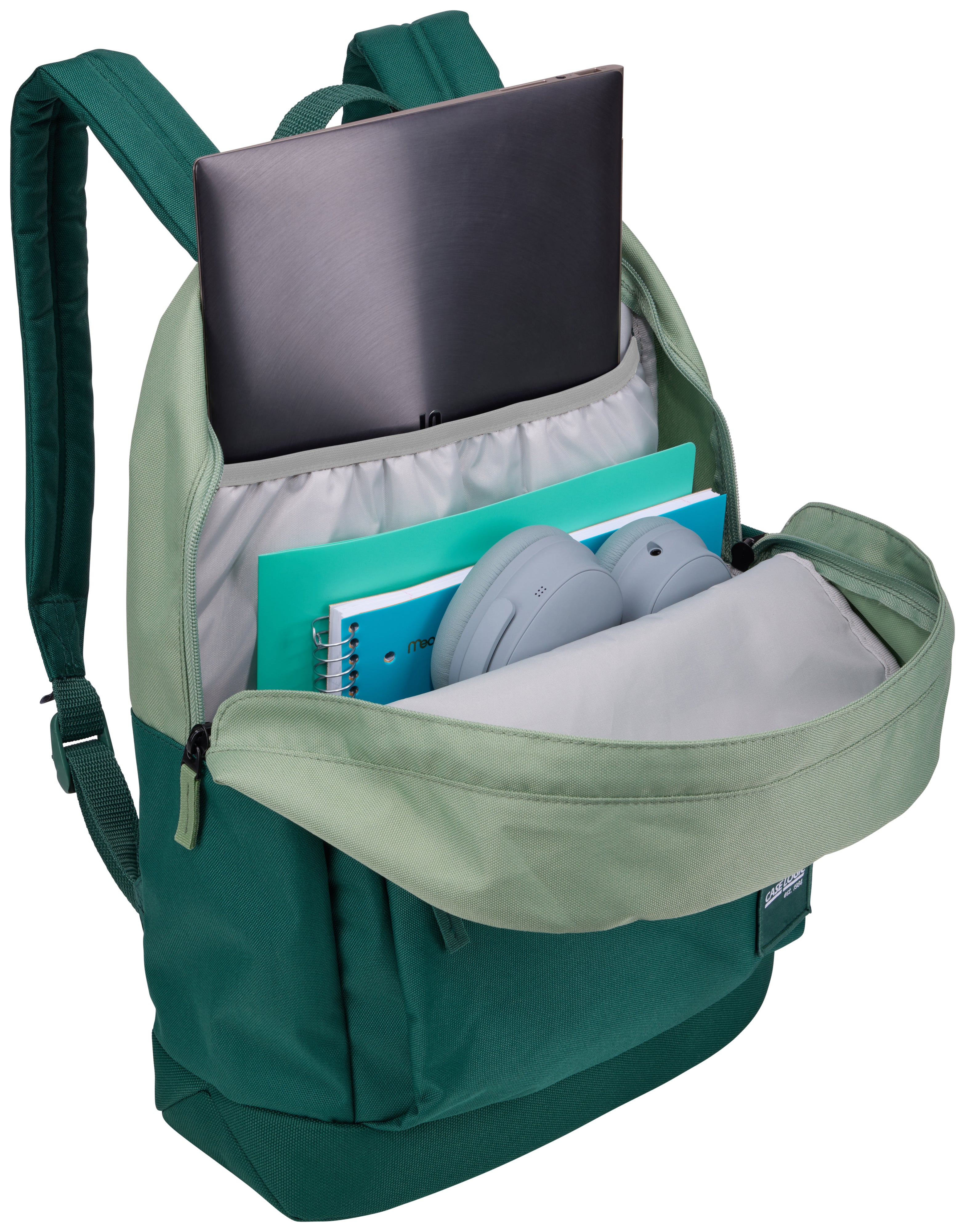 Case logic 4926 campus 24l ccam-1216 vert islay/pin fumé