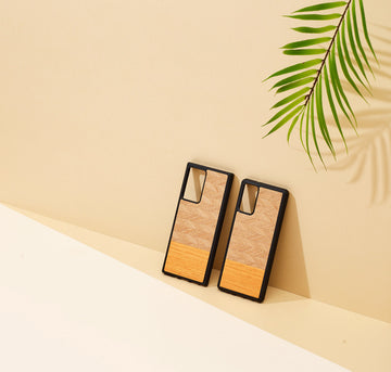 Coque man&wood pour galaxy note 20 ultra motif chevrons arancia noir