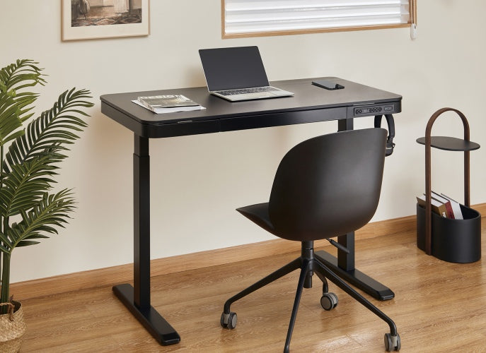 Table réglable en hauteur Up Up Balder II noire