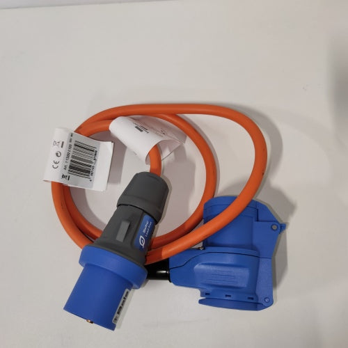 Ecost customer return Brennenstuhl Camping CEE Adaptor Cable with CEE Plug and Angled Coupling Inclu