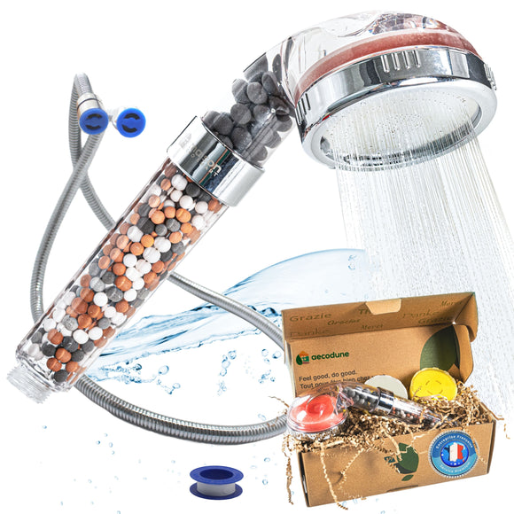 aecodune Pommeau Douche Anti Calcaire Vitamine C Premium