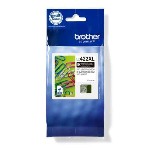 Cartouche d'encre Brother LC422XL (LC422XLBK), noire