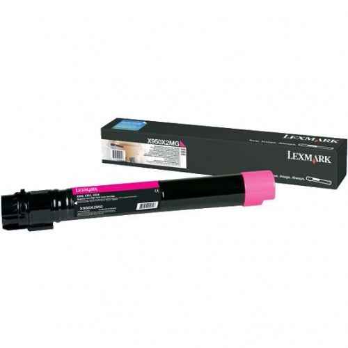 Lexmark X950X2MG | X95x Magenta Extra High Yield Toner Cartridge (22K) | Cartridge | Magenta