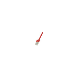 Cordon de raccordement utp logilink cat6 cuivre-aluminium 025 m rouge awg24  cp2014u  marquage vert : 008 lei