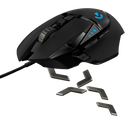 Logitech G502 HERO Wired Gaming Mouse, USB Type-A, Optical, 25600 DPI, Black-5