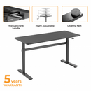 Adjustable Height Table Up Up Loki Black-3