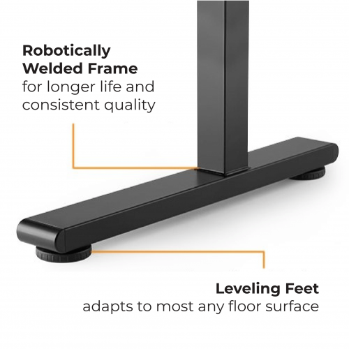 Adjustable Height Table Up Up Loki Black