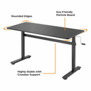 Adjustable Height Table Up Up Loki Black-6