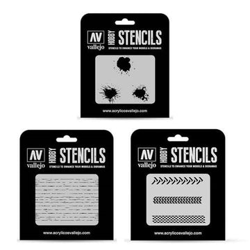 Vallejo Stencils Texture Effects - 0