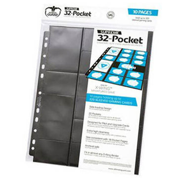 Ultimate Guard Black Mini American 10pk - 0
