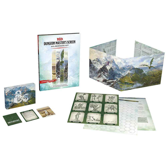 D&D Dungeon RPG Game Master's Screen Wilderness Kit