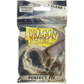 Dragon Shield Clear Card Sleeves Perfect Fit Pack of 100