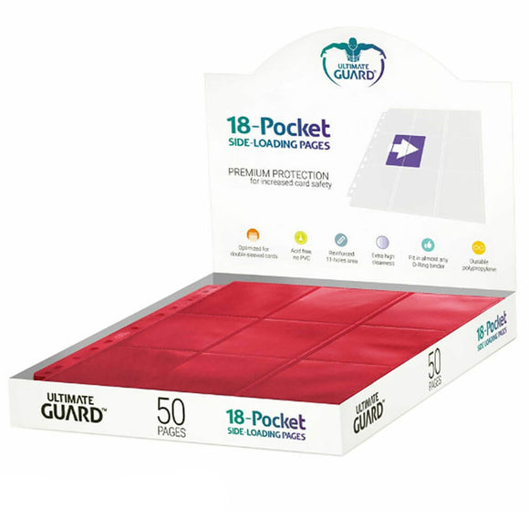 Ultimate Guard 18 Pocket Side Loading 50 Pages