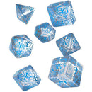 Q Workshop Elvish Dice Translucent Set of 7-2