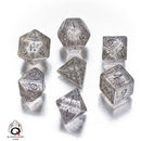 Q Workshop Elvish Dice Translucent Set of 7-3