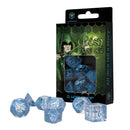 Q Workshop Elvish Dice Translucent Set of 7-4