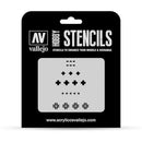 Vallejo Stencils AFV Markings-8