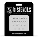 Vallejo Stencils AFV Markings-5