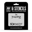 Vallejo Stencils AFV Markings-7