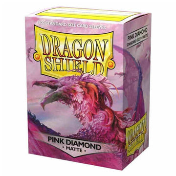 Dragon Shield Matte Pink Diamond Card Sleeves Box of 100 - 0