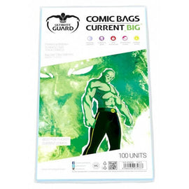 Ultimate Guard Comic Bags BIG Current Size 100pk - 0