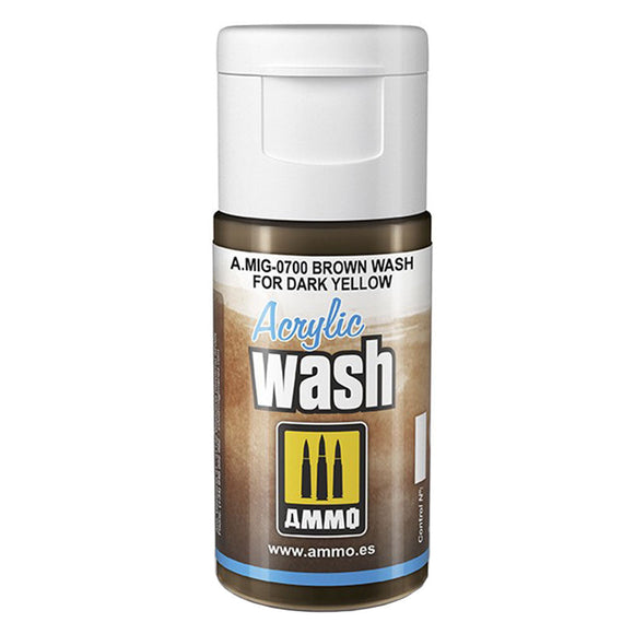 Ammo by MIG Acrylic Wash 15mL